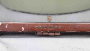 Televisión antigua de madera marca Philips, años 50. Televisor antiguo