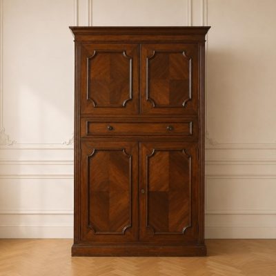 Mueble Tocadiscos antiguo vintage. Armario Mueble Discos antiguo estilo inglés Victoriano.