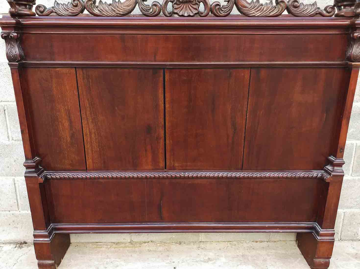 Cabecero Antiguo Estilo Isabelino 150 Cm Caoba Cama Antigua Cabecero Cabecero Antiguo Estilo Isabelino 150 Cm Caoba Cama Antigua Cabecero