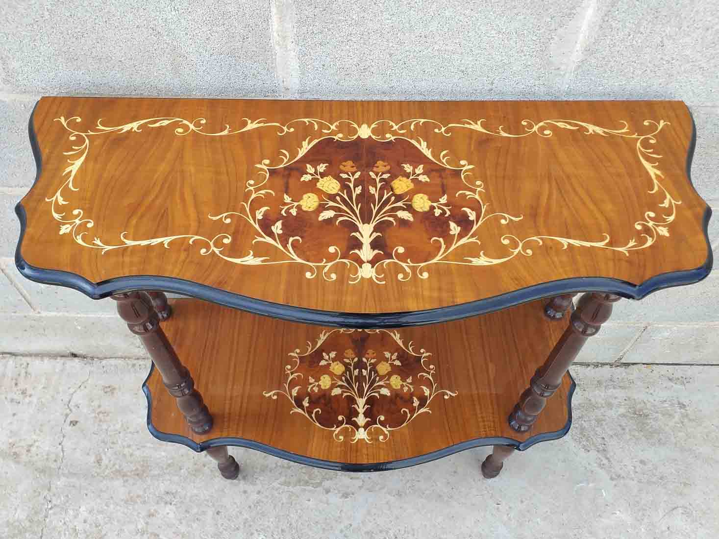 Consola Antigua Estilo Isabelino Marqueter a Italia Mueble Consola 
