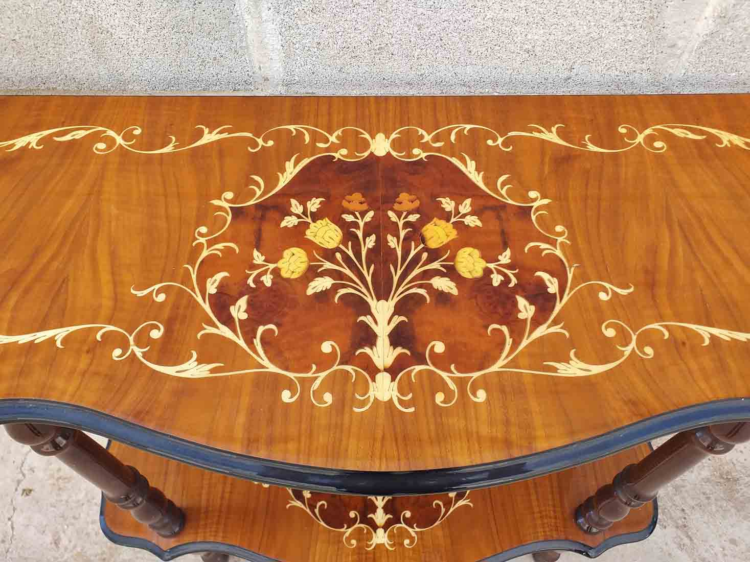 Consola Antigua Estilo Isabelino Marqueter a Italia Mueble Consola 