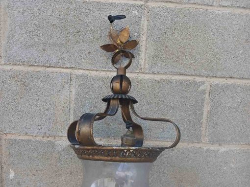 Lámpara de techo antigua vintage. Lámpara antigua estilo Rústico. - Imagen 4