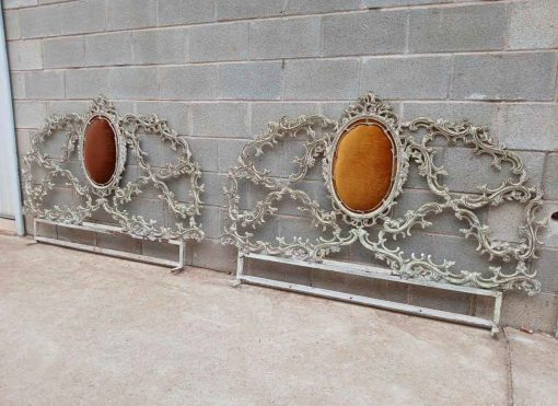 2 Cabeceros antiguos estilo Luis XV 150 cm. Cama antigua Cabecero antiguo Barroco Rococó Isabelino.