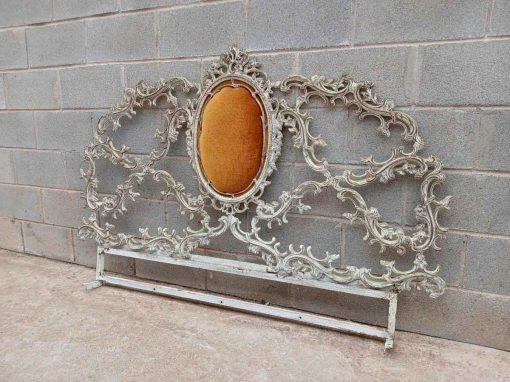 2 Cabeceros antiguos estilo Luis XV 150 cm. Cama antigua Cabecero antiguo Barroco Rococó Isabelino. - Imagen 6