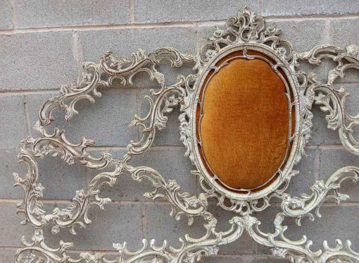 2 Cabeceros antiguos estilo Luis XV 150 cm. Cama antigua Cabecero antiguo Barroco Rococó Isabelino. - Imagen 8