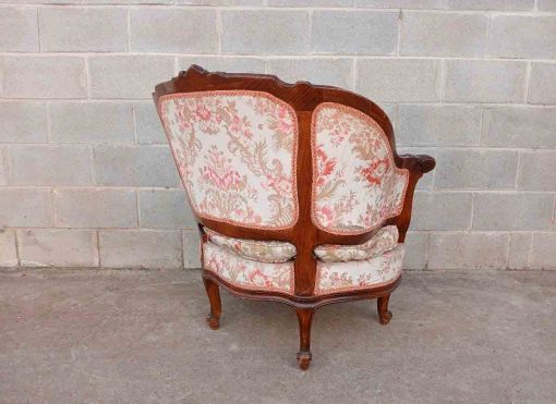 2 Dos Sillones antiguos estilo Luis XV. Pareja de Sillones antiguos estilo Barroco Versallesco. - Imagen 6