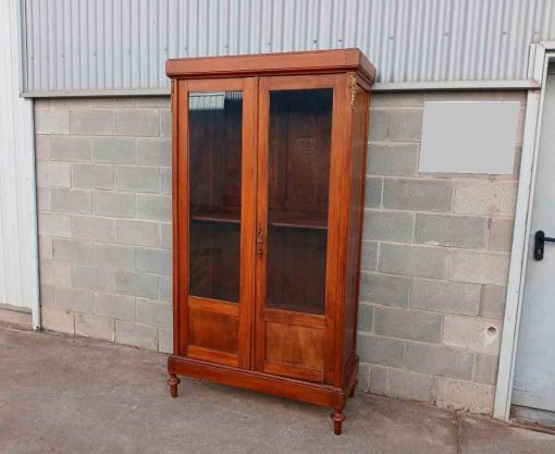 Vitrina antigua estilo Inglés. Mueble Librero Armario antiguo reconvertido Vitrina Estantería.