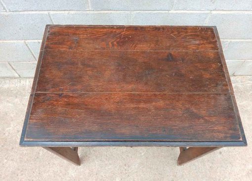 Mueble Mesa Auxiliar antigua estilo Art Decó. Pequeño Escritorio antiguo estilo Modernista. - Imagen 4