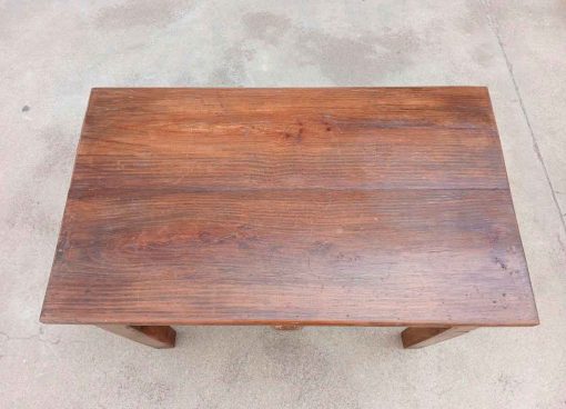 Mesa Auxiliar antigua. Mesa Tocinera antigua. Pequeña Mesa Baja Escritorio. - Imagen 4