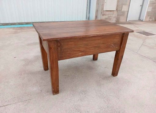 Mesa Auxiliar antigua. Mesa Tocinera antigua. Pequeña Mesa Baja Escritorio. - Imagen 3