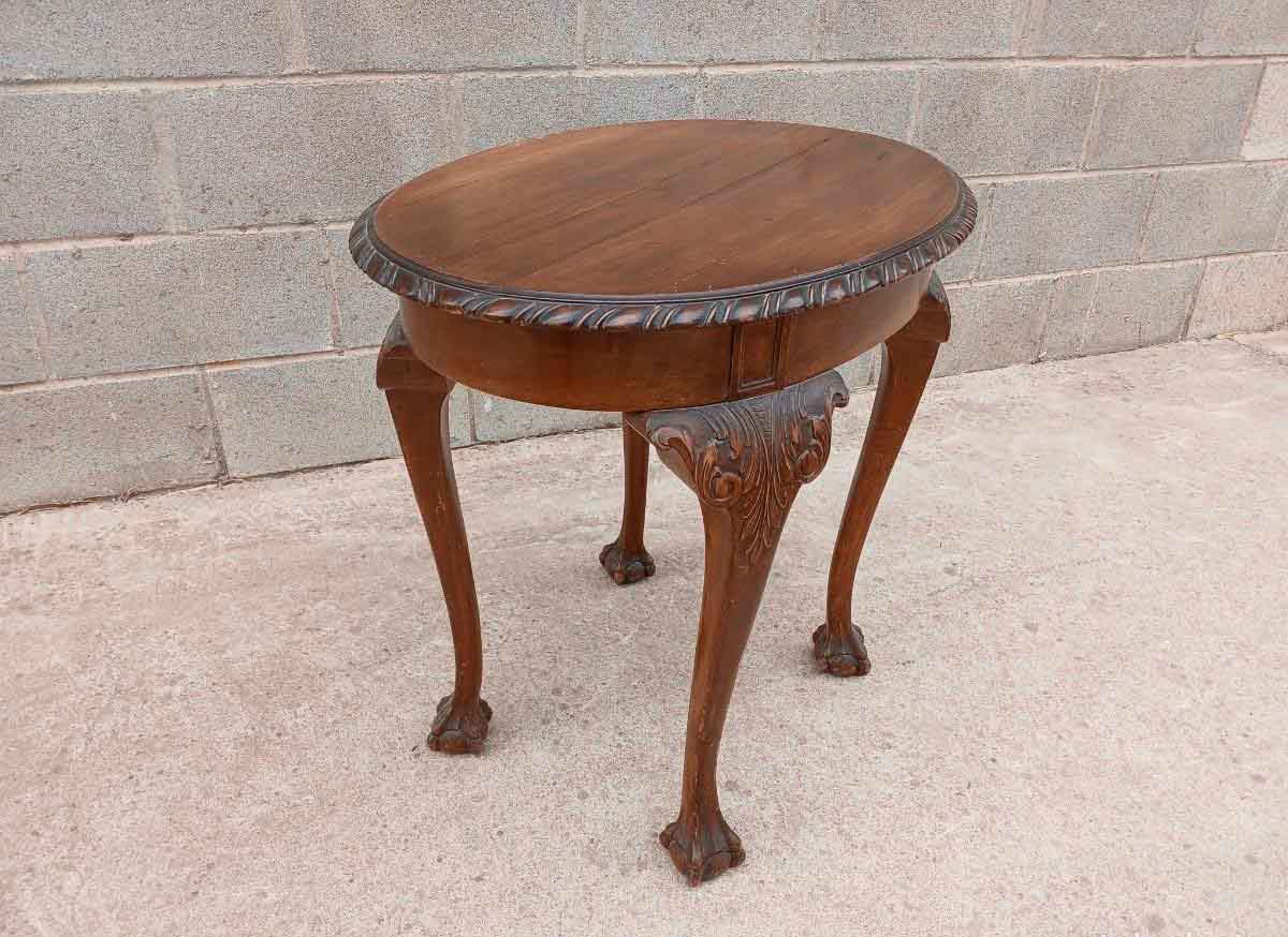 Armario antiguo estilo inglés Chippendale. Mueble Armario Ropero con Espejo estilo Victoriano. - Imagen 19