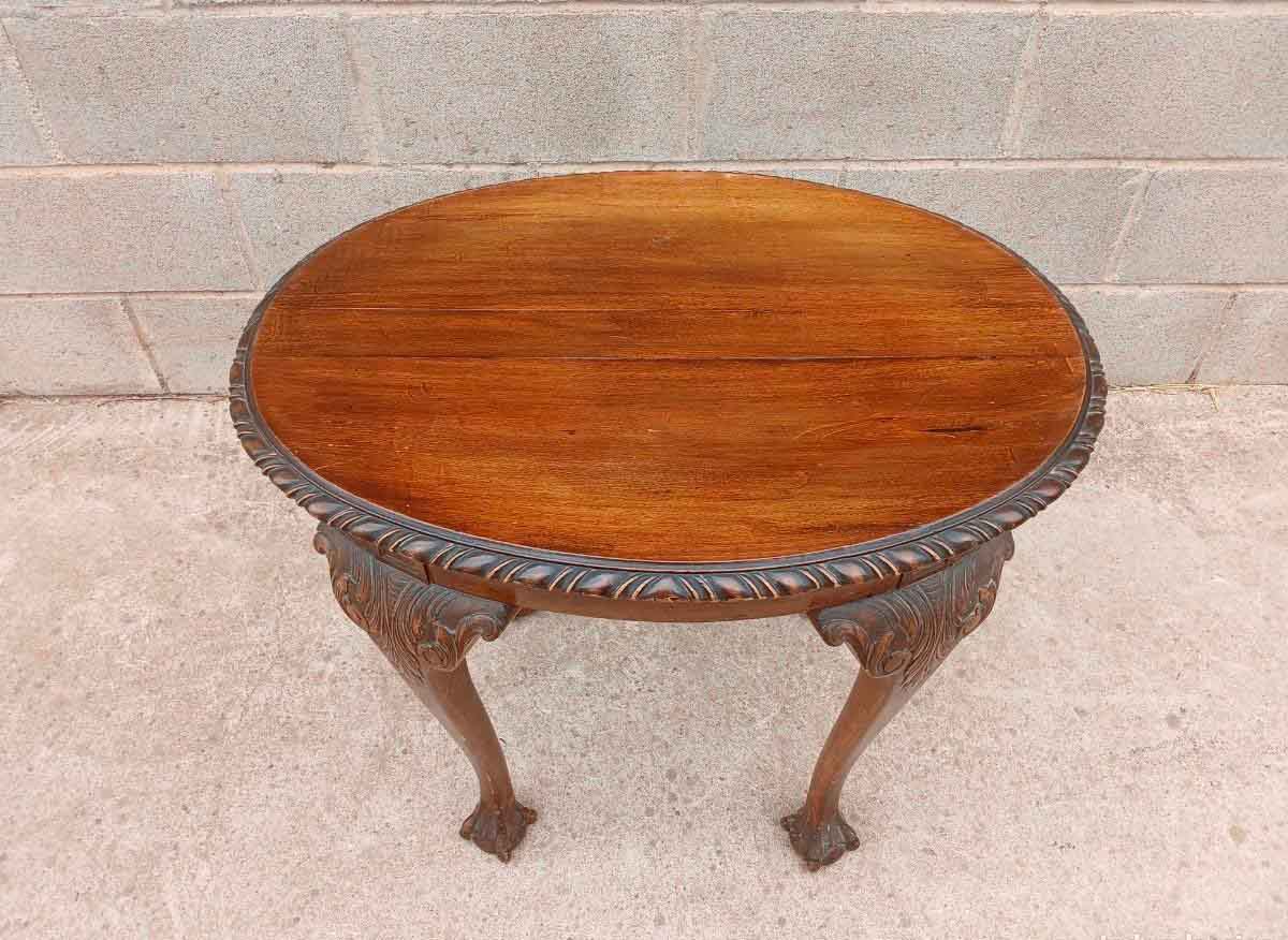 Armario antiguo estilo inglés Chippendale. Mueble Armario Ropero con Espejo estilo Victoriano. - Imagen 20