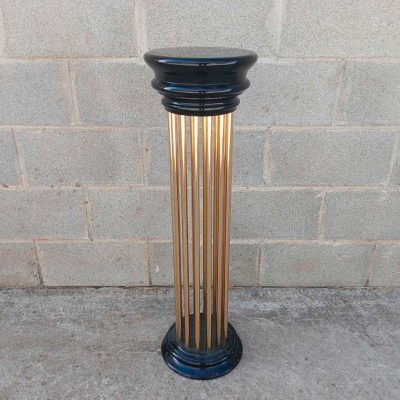 Columna Pedestal antigua vintage Italiana estilo Neo Art Decó. Columna pie diseño tipo Willy Rizzo.