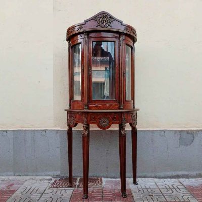 Vitrina antigua estilo imperio. Mueble Vitrina Expositora tipo Luis XVI.