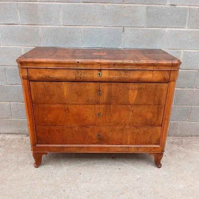 Cómoda antigua estilo Luis Felipe (Francia s.XIX). Mueble Cómoda Cajonera antigua estilo inglés.