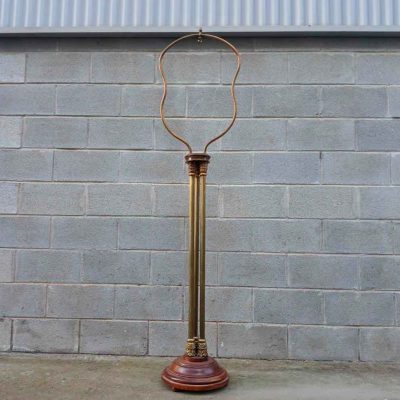 Pie antiguo para Jaula estilo Luis XVI. Jaula Pedestal Pie Columna antigua vintage estilo Corintio.