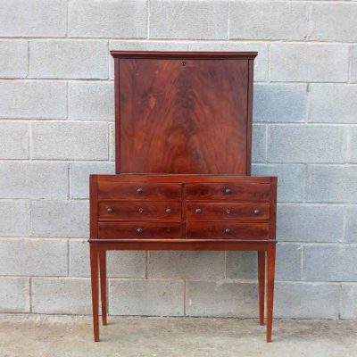 Mueble Auxiliar antiguo estilo Art Decó. Escritorio Secreter antiguo.