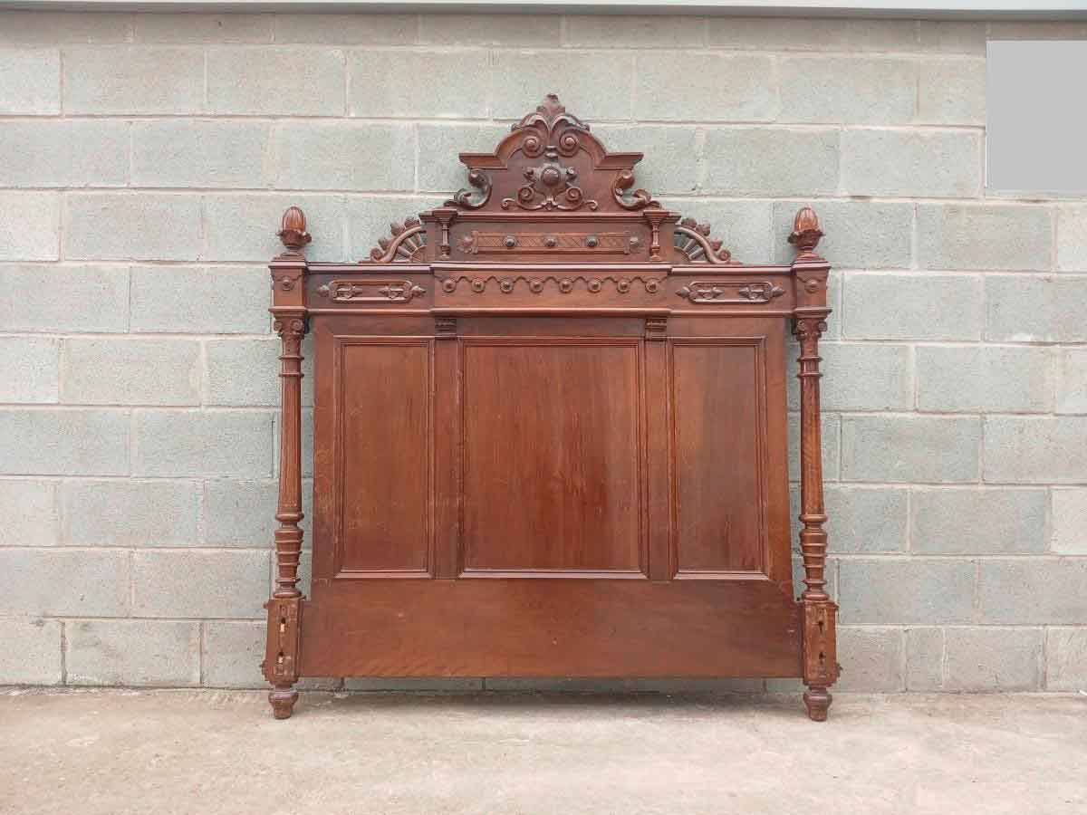 Cabecero antiguo estilo Alfonsino 150 cm. Gran Cabecero Cama antigua estilo Neoclásico.